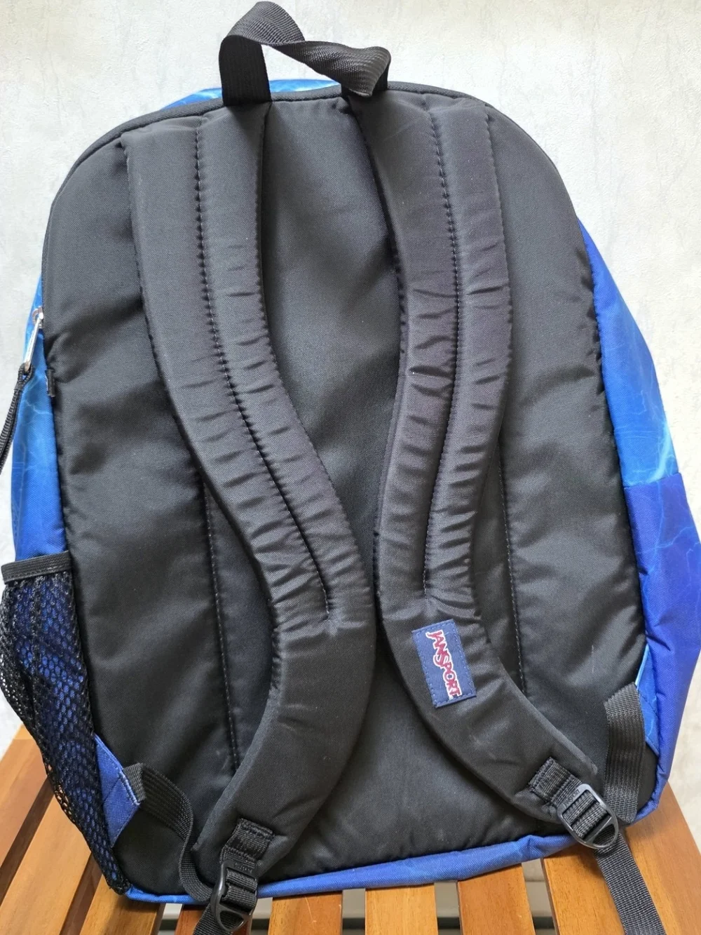 Jansport Thunder Electric Blue Lightning Print Backpack